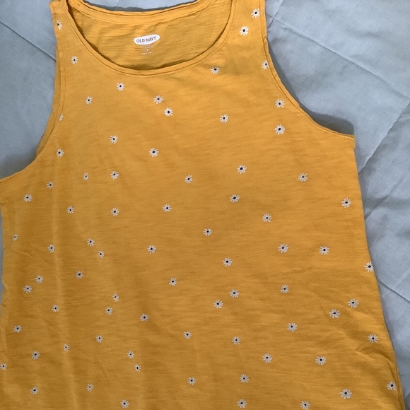 Old Navy daisy everywear tank top small - Picture 3 of 7